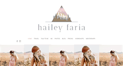 Desktop Screenshot of haileyfariaphotography.com