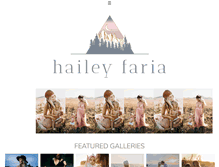 Tablet Screenshot of haileyfariaphotography.com